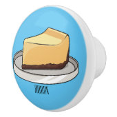 チーズケーキイラストレーション セラミックノブ (右)
