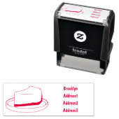 チーズケーキイラストレーション セルフインキングスタンプ (インサイチュ)