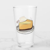 チーズケーキイラストレーション タンブラーグラス (裏面)