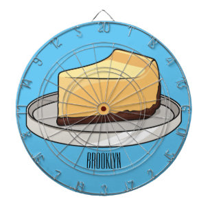 チーズケーキイラストレーション ダーツボード
