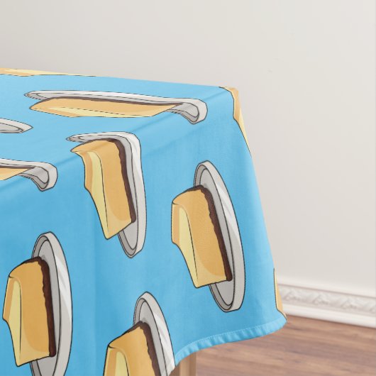 チーズケーキイラストレーション テーブルクロス (インサイチュ)