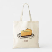 チーズケーキイラストレーション トートバッグ (裏面)