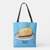 チーズケーキイラストレーション トートバッグ (裏面)