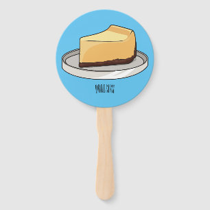 チーズケーキイラストレーション ハンドファン