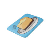 チーズケーキイラストレーション バスマット (アングル)
