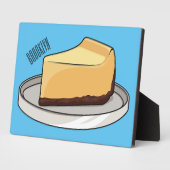 チーズケーキイラストレーション フォトプラーク (側面)