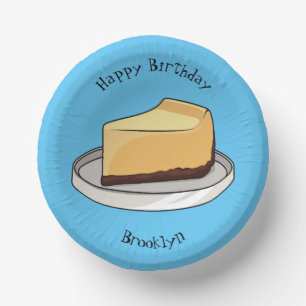 チーズケーキイラストレーション ペーパーボウル