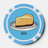 チーズケーキイラストレーション ポーカーチップ (裏面)