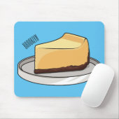 チーズケーキイラストレーション マウスパッド (マウス)