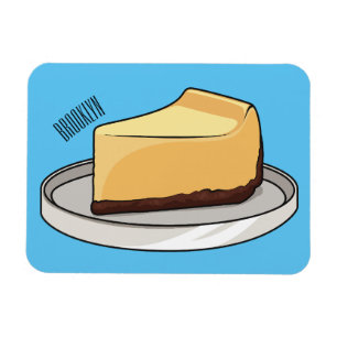 チーズケーキイラストレーション マグネット