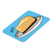 チーズケーキイラストレーション マグネット (左側)