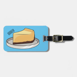 チーズケーキイラストレーション ラゲッジタグ