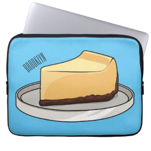 チーズケーキイラストレーション ラップトップスリーブ