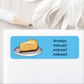 チーズケーキイラストレーション ラベル (インサイチュ)