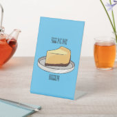 チーズケーキイラストレーション 台座サイン (インサイチュ)
