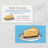 チーズケーキイラストレーション 名刺 (正面/裏面)