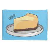 チーズケーキイラストレーション 枕カバー (裏面)
