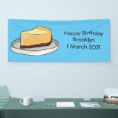 チーズケーキイラストレーション 横断幕 (トレードショー)