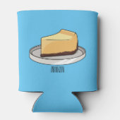 チーズケーキイラストレーション 缶クーラー (裏面)