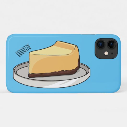 チーズケーキイラストレーション Case-Mate iPhoneケース (裏面(横))