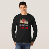 チーズケーキクイーンチーズケーキプンジョーク Tシャツ (正面フル)