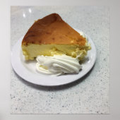 チーズケーキ写真 ポスター (正面)