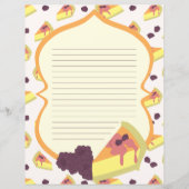 チーズケーキ横付き文房具紙 (正面)