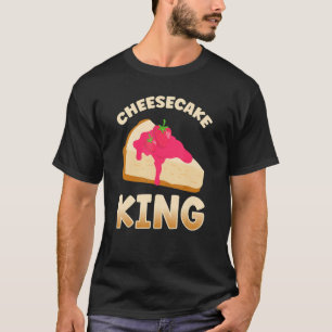 チーズケーキ菓子屋チーズケーキデザートグルメ Tシャツ