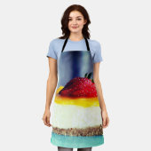 チーズケーキ エプロン (着用した状態)