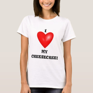 チーズケーキTシャツが大好き Tシャツ