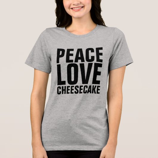 チーズケーキTシャツ トライブレンドＴシャツ (正面)
