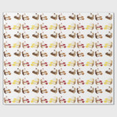 チーズケ ラッピングペーパー (フラット)