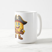 チーズサニー海賊 - かわいいカワイイTシャツ コーヒーマグカップ (正面右)