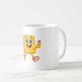 チーズサニー ミニハート コーヒーマグカップ (正面右)