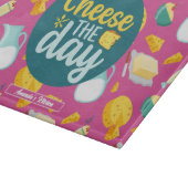 チーズザおもしろいデイレトロ酪農食品パターン カッティングボード (角)