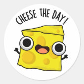 チーズザデイおもしろいフードパン ラウンドシール (正面)