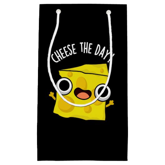 チーズザデイフードおもしろいプンダークBG スモールペーパーバッグ (正面)