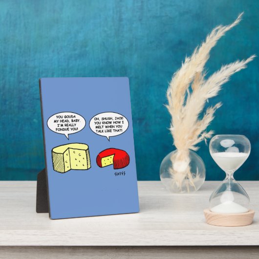 チーズショップおもしろいマネージャー/チューロフィールマンガートデスク フォトプラーク (側面)