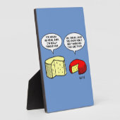 チーズショップおもしろいマネージャー/チューロフィールマンガートデスク フォトプラーク (側面)