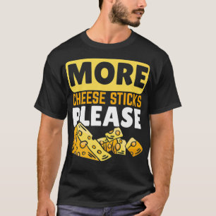 チーズスティックお願いチーズラバーフード Tシャツ