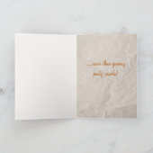 チーズスティックとプレッツェルハート大好きおもしろい カード (内部)