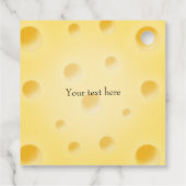 チーズスライス「甘いチーズ」 パーソナライズされた フェイバータグ (裏面)