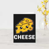 チーズスライスMacマカロニかわいいハロウィンコスチューム カード (黄色い花)