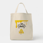 チーズスーパーのトートバッグを言う トートバッグ (裏面)