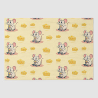 チーズソックス付き可愛いマウス 薄葉紙