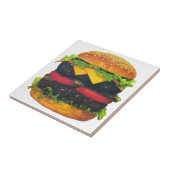 チーズダブルデラックスハンバーガー タイル (側面)