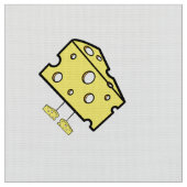 チーズチーズ生地 ファブリック (クローズアップ)