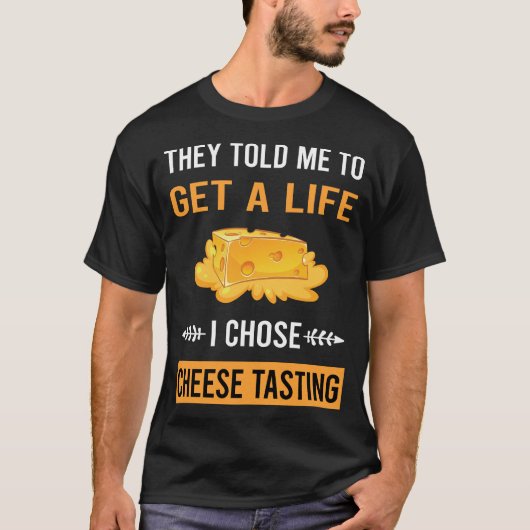 チーズテイスティングを楽しもう Tシャツ (正面)