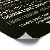 チーズディスプレイ、チーズモ広告ンガー ポスター (角)