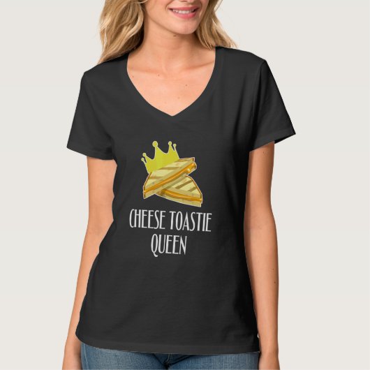 チーズトースティクイーン Tシャツ (正面)